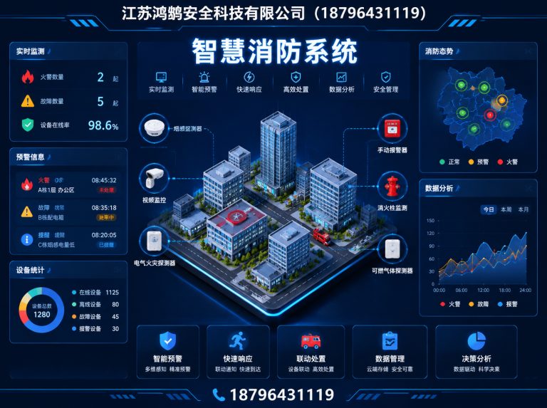 双鸭山消防通信指挥展示图